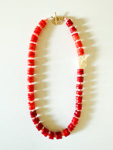 Mango Gemstone Popsicle Necklace