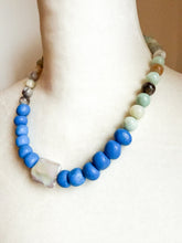 Load image into Gallery viewer, Blue Anchor Necklace