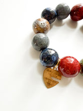 Load image into Gallery viewer, Keepsake Ceramic Heart Bracelet