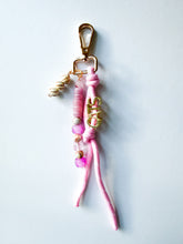 Load image into Gallery viewer, 'Go Cats' Rose Pink Bag Charm