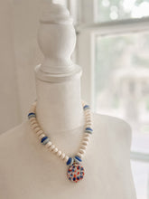 Load image into Gallery viewer, Hannah Myers Mix of Blues Pendant Necklace