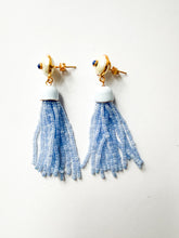 Load image into Gallery viewer, Bluebell Tassel Earrings
