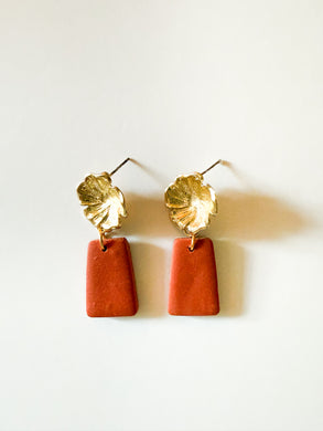 Floral Sedona Clay Drop Earrings