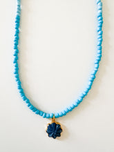 Load image into Gallery viewer, Shades of Blue Gemstone Pendant Necklace