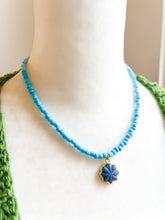 Load image into Gallery viewer, Shades of Blue Gemstone Pendant Necklace