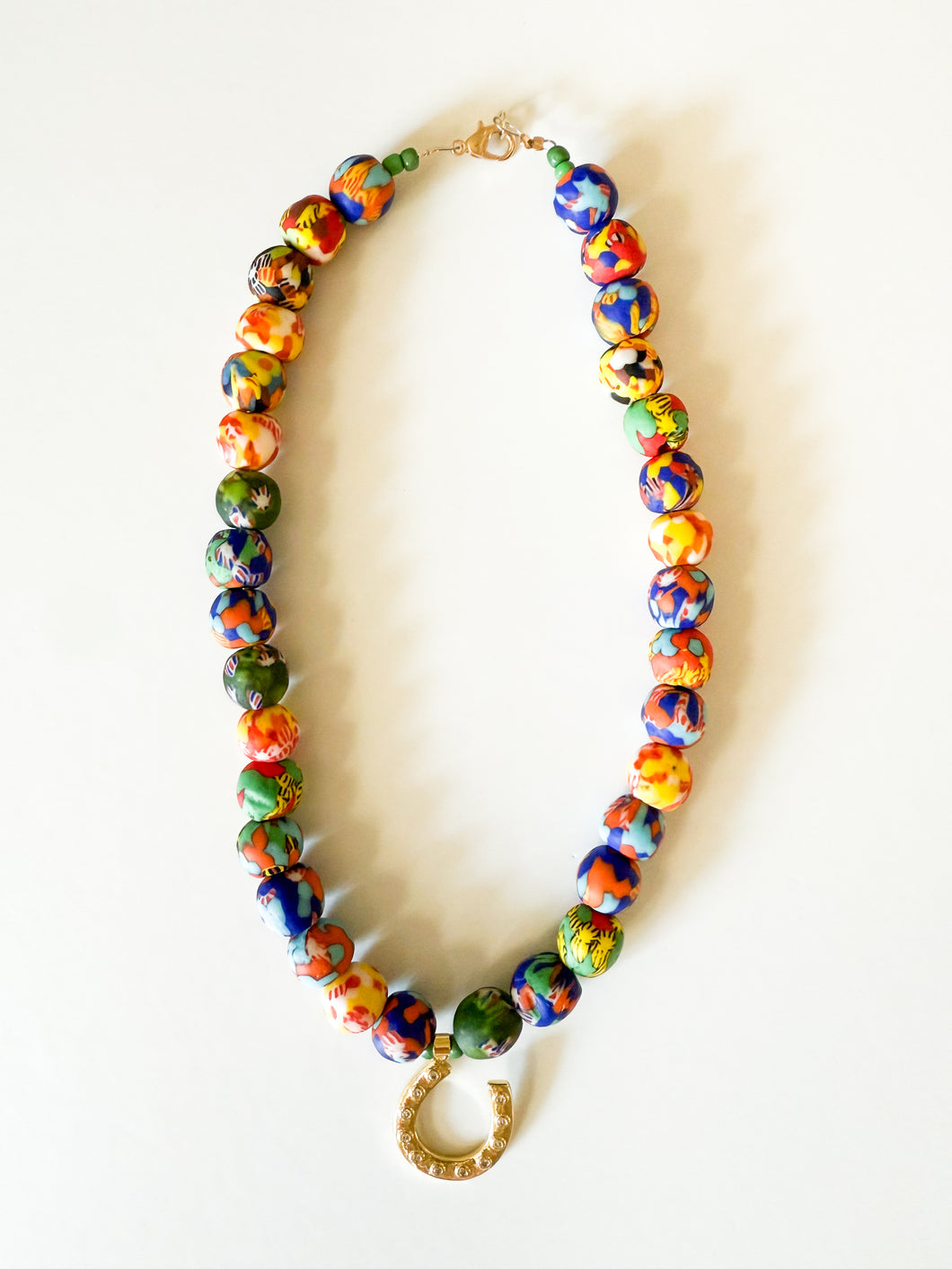 Lucky Bloom Glass Necklace