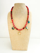 Load image into Gallery viewer, Cerise Soleil Charm Necklace
