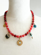 Load image into Gallery viewer, Cerise Soleil Charm Necklace