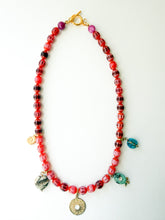 Load image into Gallery viewer, Cerise Soleil Charm Necklace