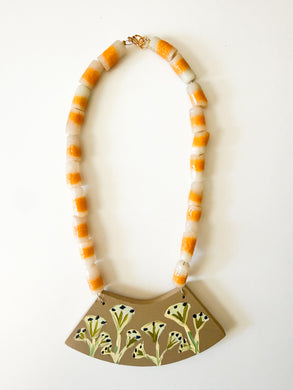 Lemon Blossom Collar Necklace