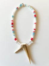 Load image into Gallery viewer, Confetti Gemstone Antler Tip Necklace