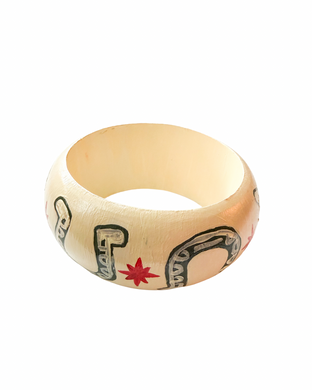 Lucky Star Katlyn Ann Art Wood Cuff
