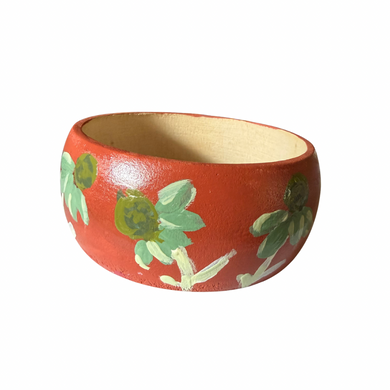 Terracotta Bloom Cuff Bracelet