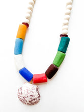 Load image into Gallery viewer, Confetti Sea Scallop Pendant Necklace